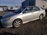 2004 Toyota Corolla Ce Silver vin: 1NXBR32E24Z307608