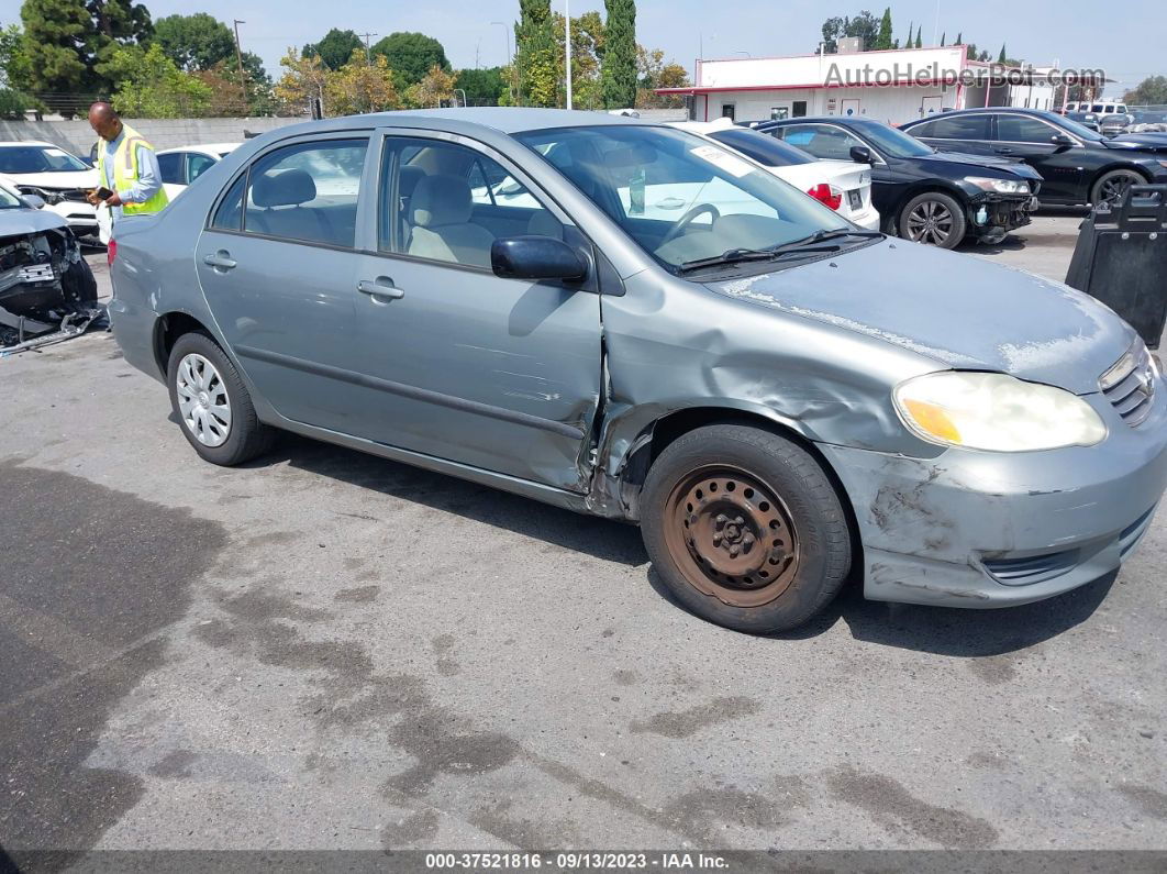 2004 Toyota Corolla Ce/s/le Серый vin: 1NXBR32E24Z308869