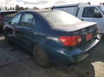 2004 Toyota Corolla Ce Blue vin: 1NXBR32E24Z335960