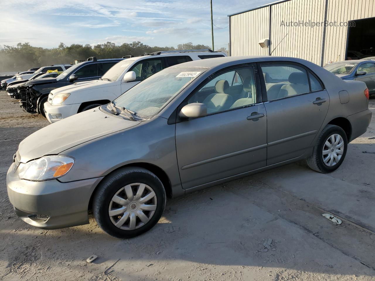 2004 Toyota Corolla Ce Серый vin: 1NXBR32E24Z339653