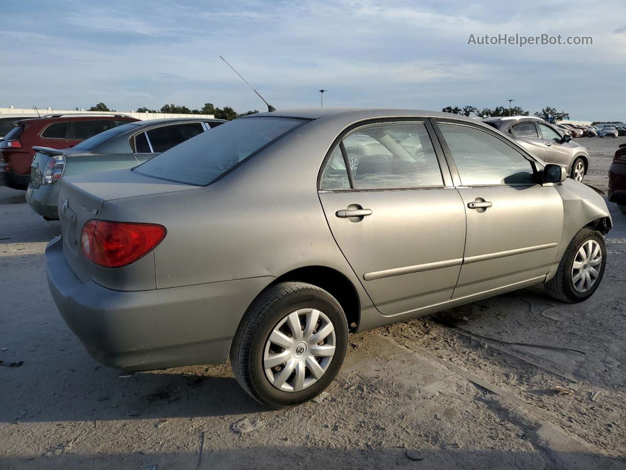 2004 Toyota Corolla Ce Серый vin: 1NXBR32E24Z339653