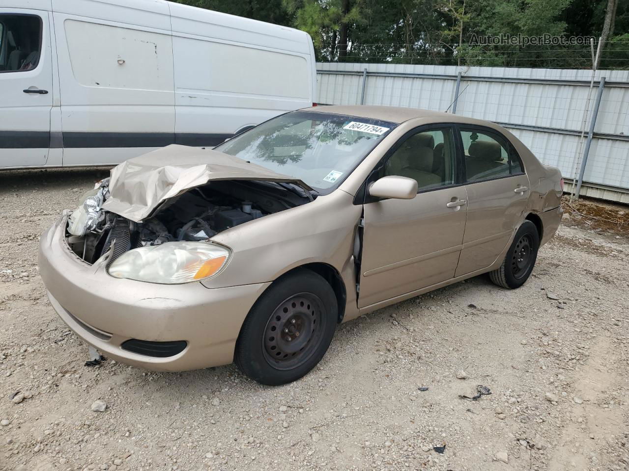 2005 Toyota Corolla Ce Золотой vin: 1NXBR32E25Z398297