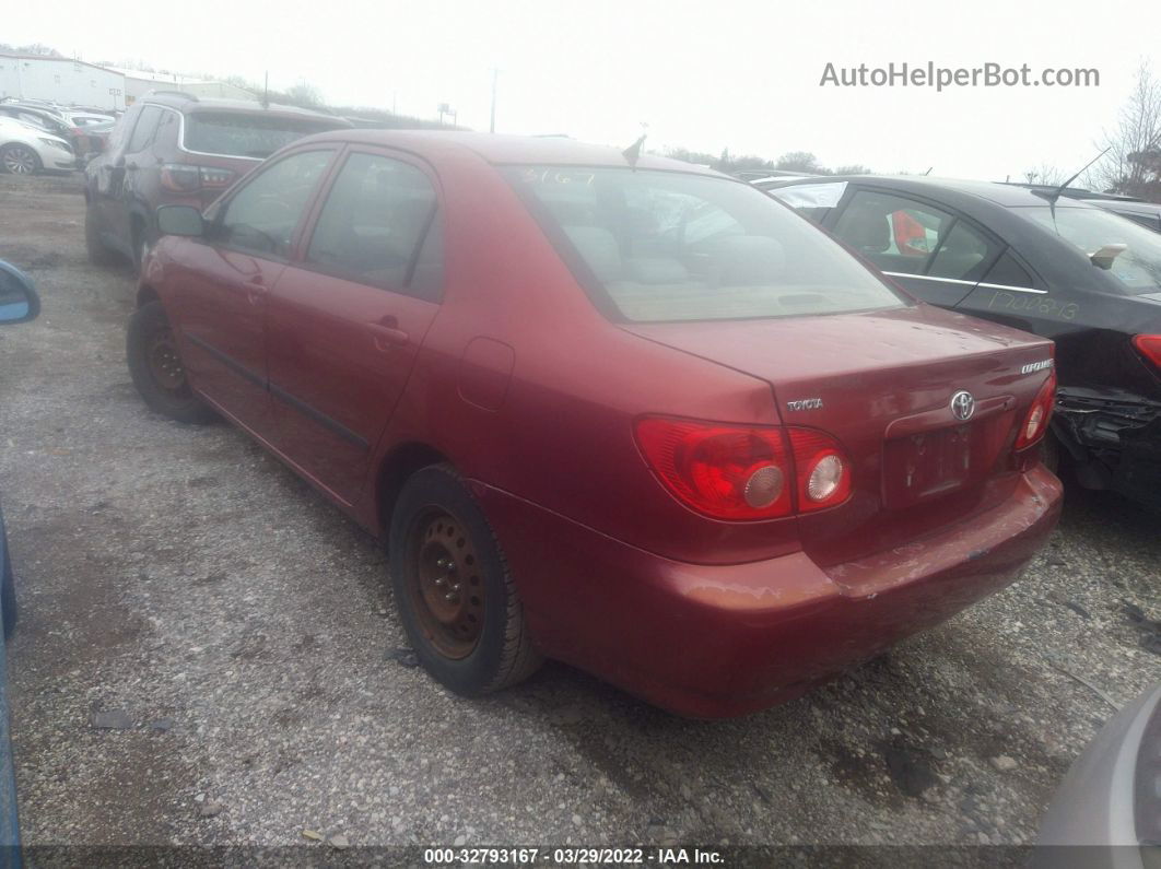 2005 Toyota Corolla Ce Orange vin: 1NXBR32E25Z427801