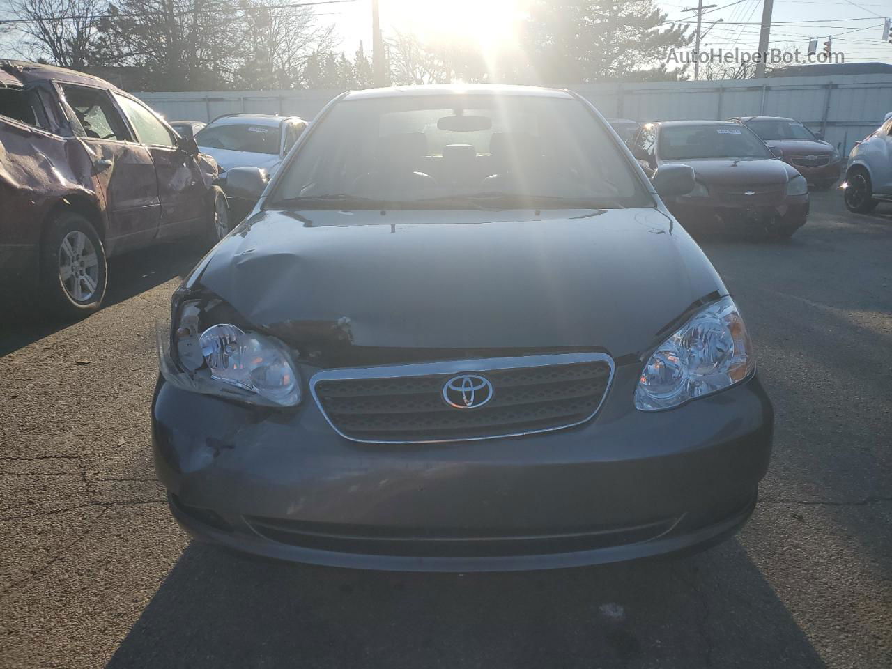 2005 Toyota Corolla Ce Gray vin: 1NXBR32E25Z429659