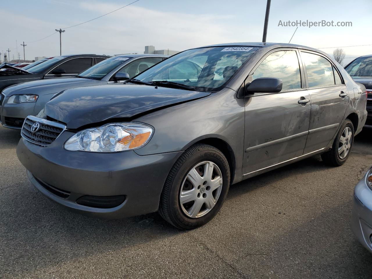 2005 Toyota Corolla Ce Gray vin: 1NXBR32E25Z429659