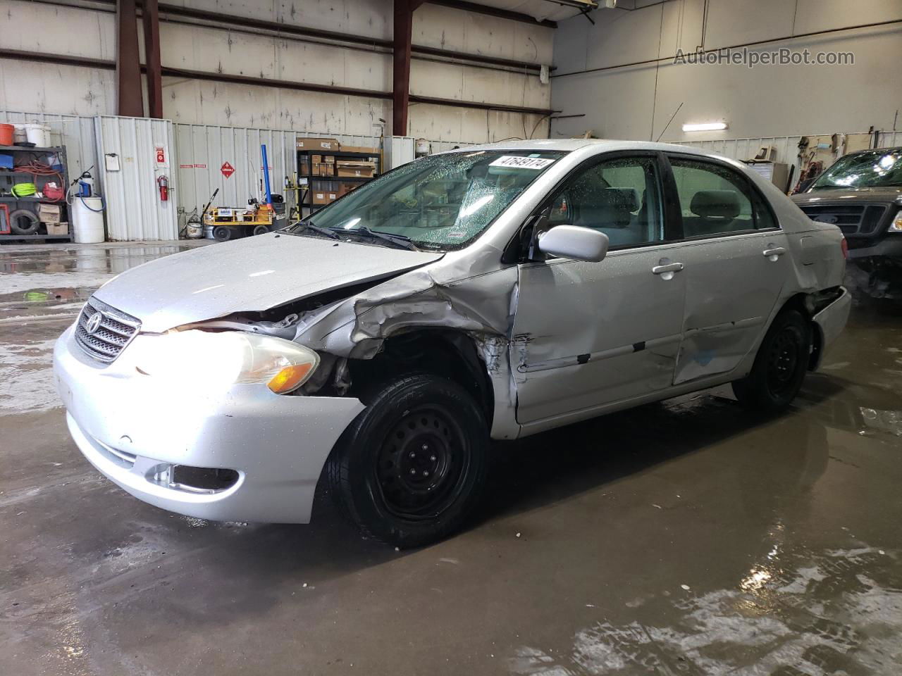 2005 Toyota Corolla Ce Silver vin: 1NXBR32E25Z432089