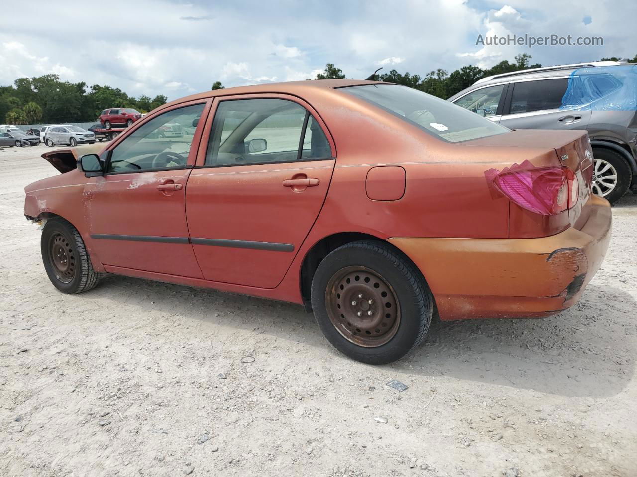 2005 Toyota Corolla Ce Burgundy vin: 1NXBR32E25Z503386