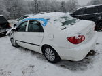 2005 Toyota Corolla Ce White vin: 1NXBR32E25Z513433