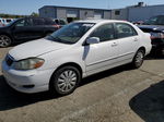 2005 Toyota Corolla Ce White vin: 1NXBR32E25Z514369