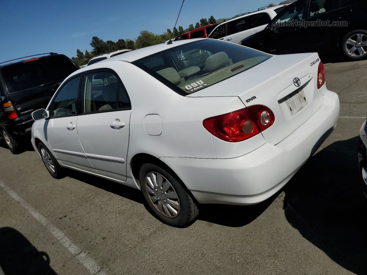 2005 Toyota Corolla Ce Белый vin: 1NXBR32E25Z514369