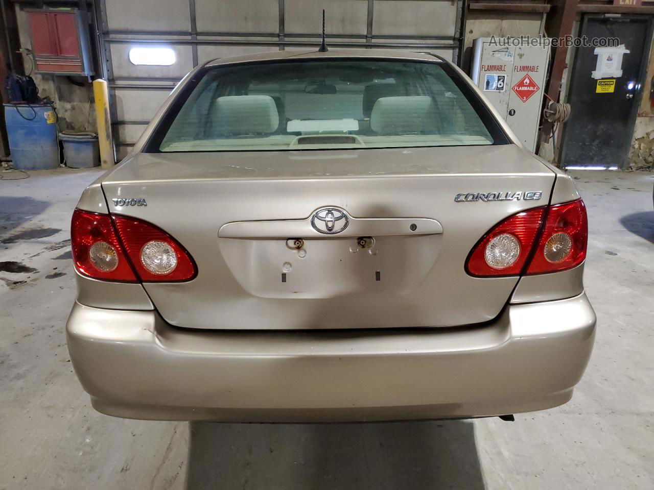 2005 Toyota Corolla Ce Tan vin: 1NXBR32E25Z515506