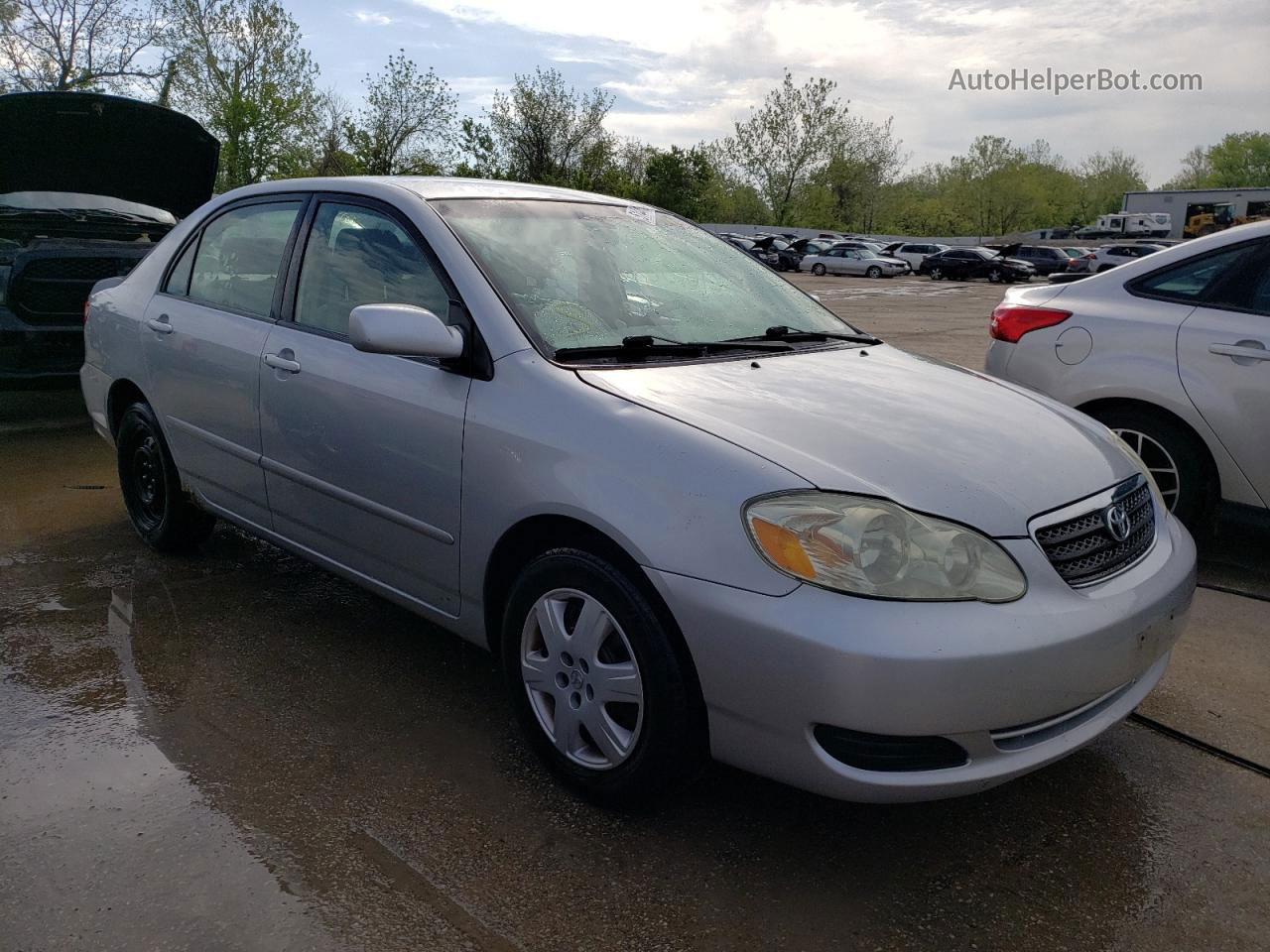 2005 Toyota Corolla Ce Silver vin: 1NXBR32E25Z524349