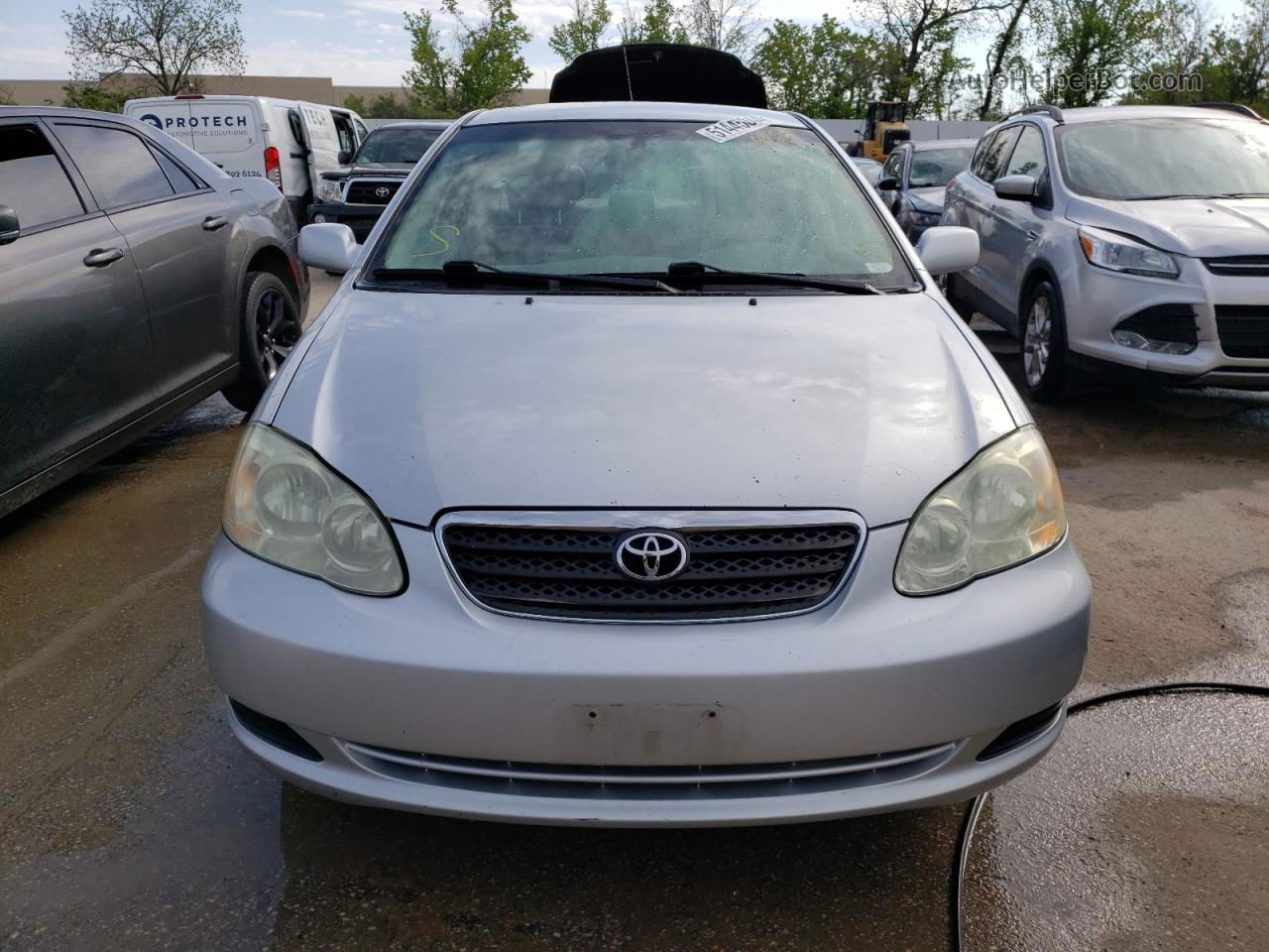 2005 Toyota Corolla Ce Silver vin: 1NXBR32E25Z524349