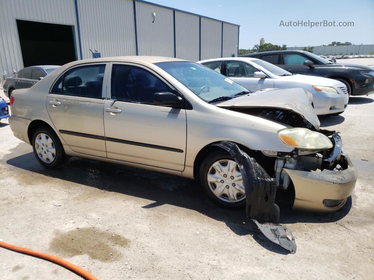 2005 Toyota Corolla Ce Gold vin: 1NXBR32E25Z525100