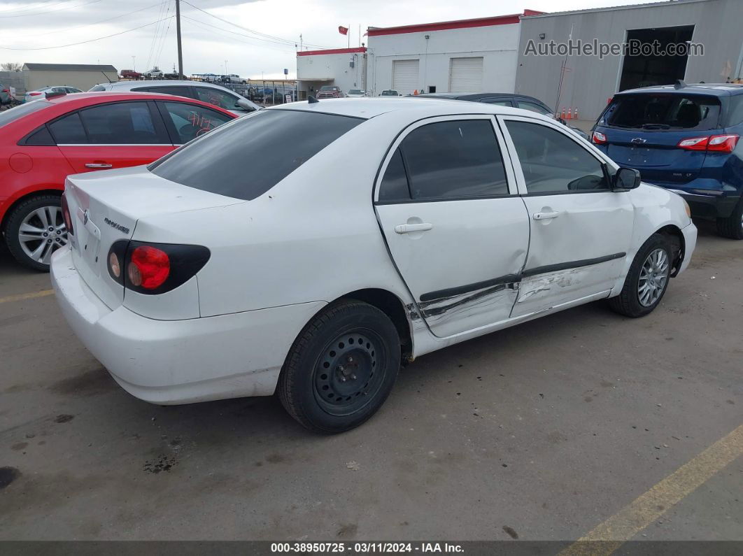 2008 Toyota Corolla Ce White vin: 1NXBR32E28Z014748