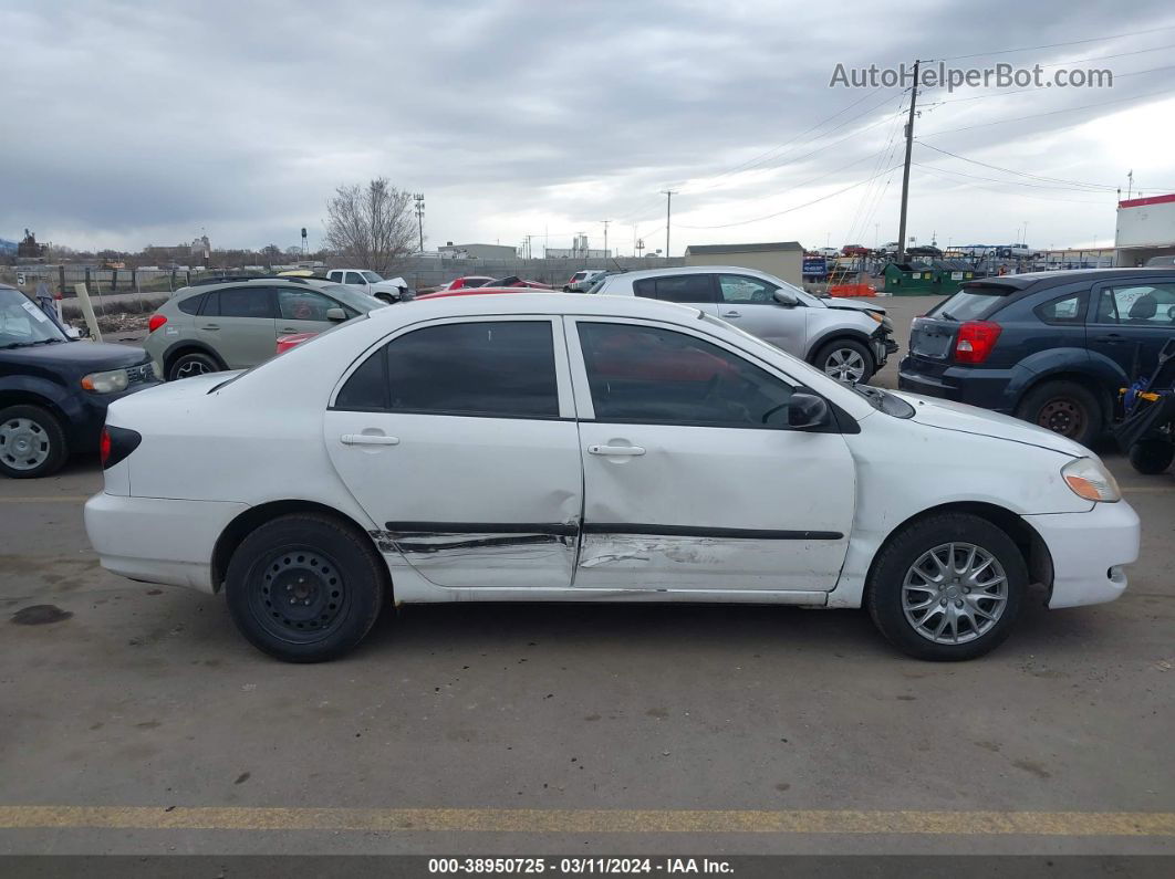 2008 Toyota Corolla Ce White vin: 1NXBR32E28Z014748