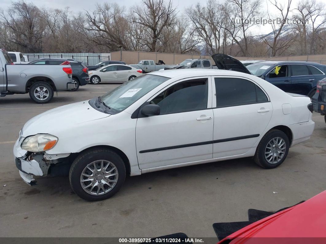 2008 Toyota Corolla Ce White vin: 1NXBR32E28Z014748