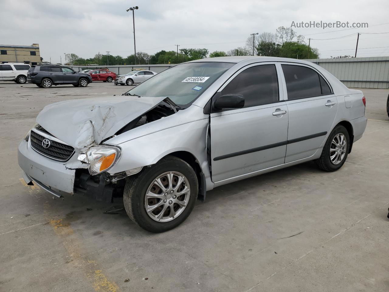 2008 Toyota Corolla Ce Silver vin: 1NXBR32E28Z044414