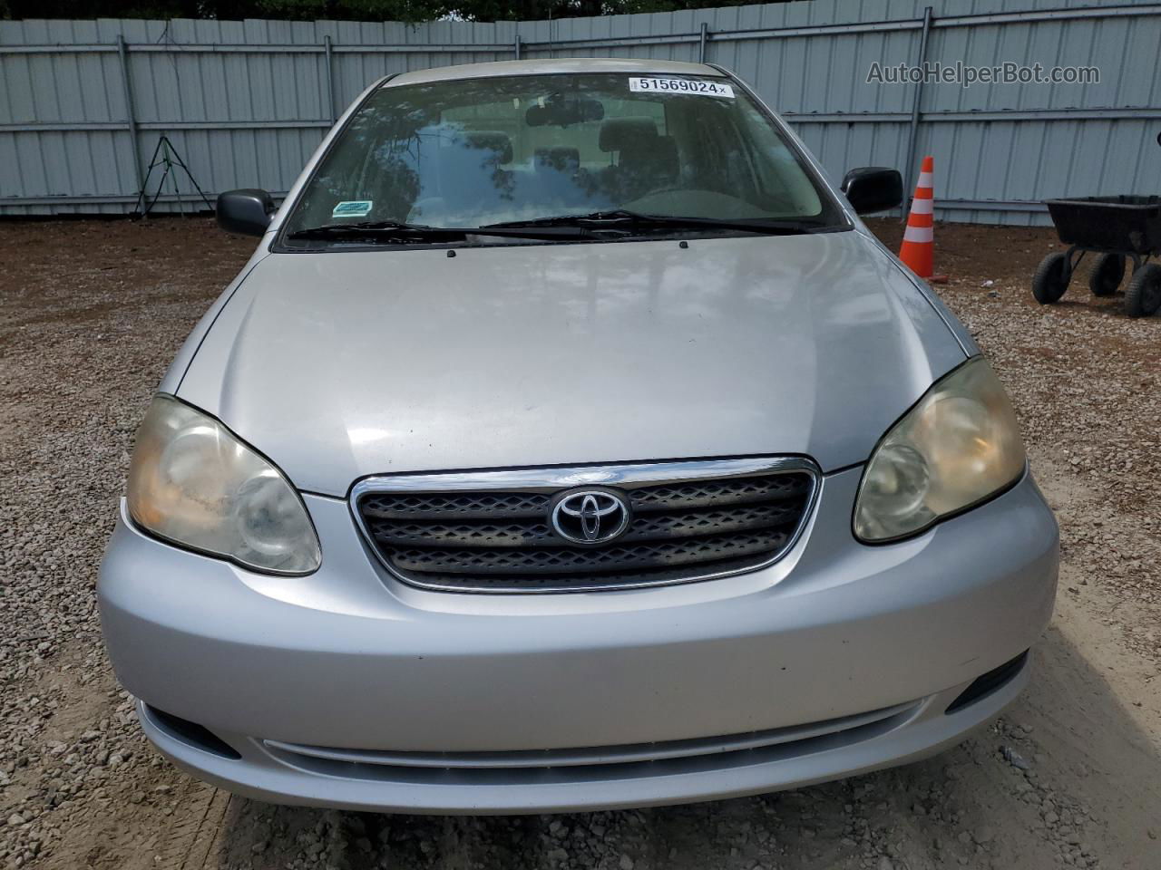 2008 Toyota Corolla Ce Silver vin: 1NXBR32E28Z944441