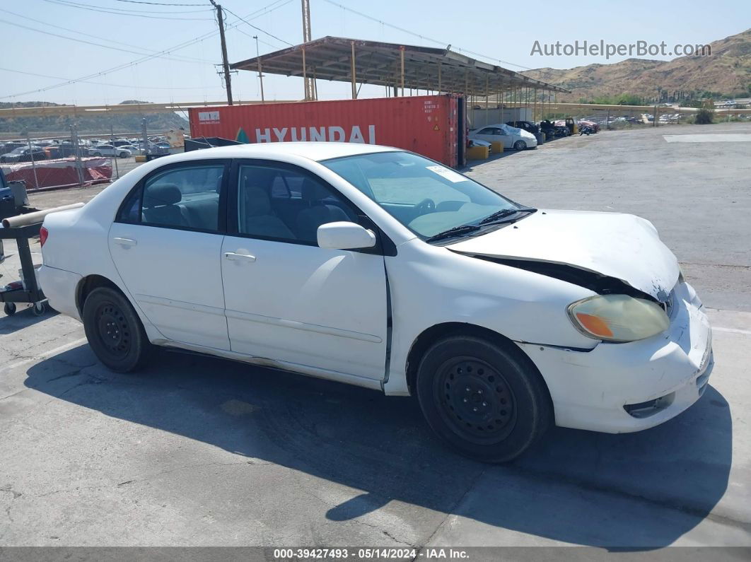 2003 Toyota Corolla Le White vin: 1NXBR32E33Z046472