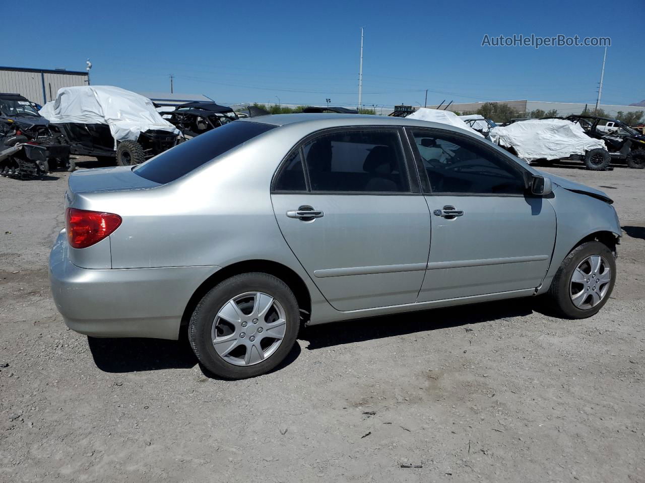 2003 Toyota Corolla Ce Silver vin: 1NXBR32E33Z050621