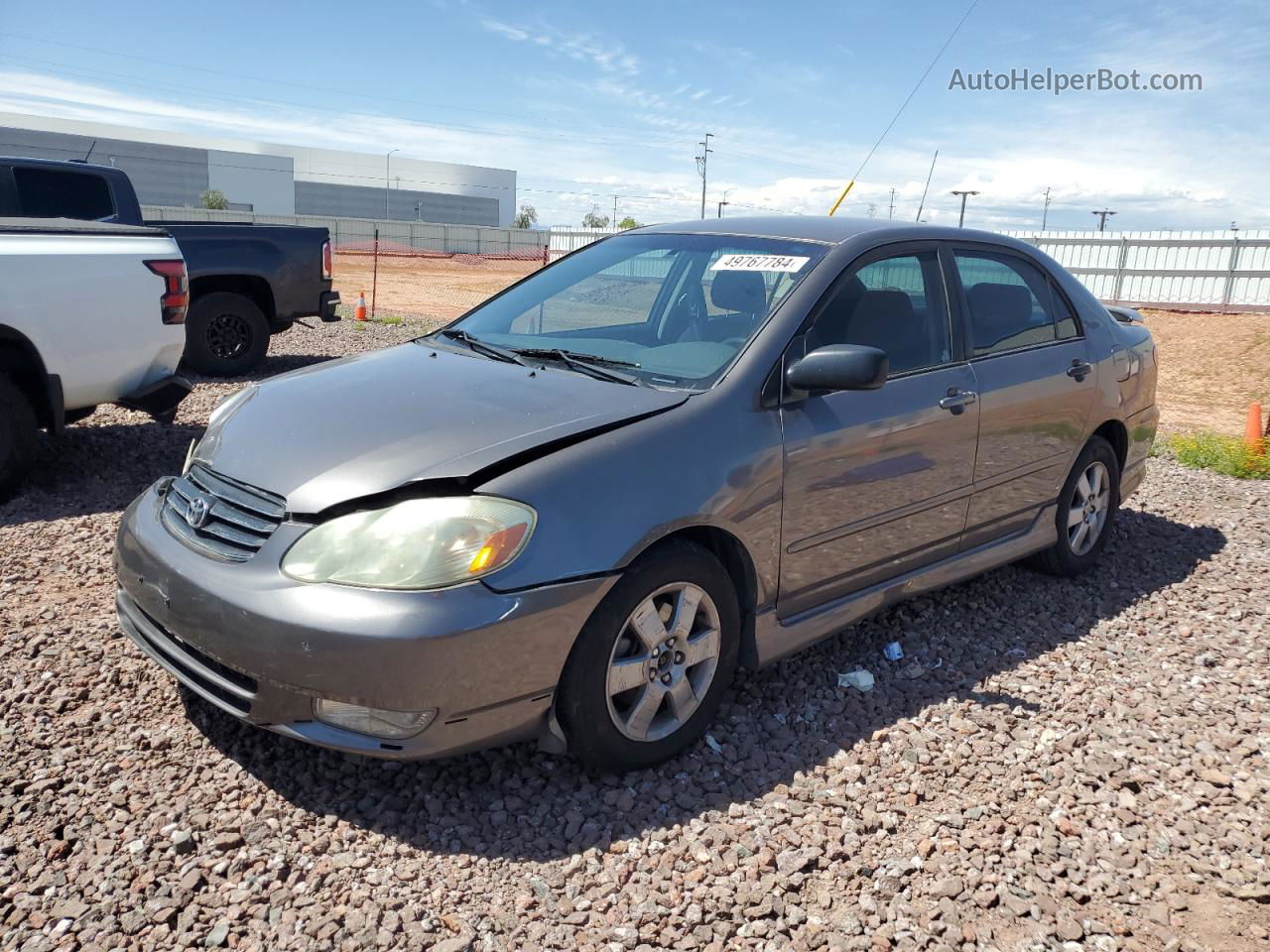 2003 Toyota Corolla Ce Charcoal vin: 1NXBR32E33Z060405