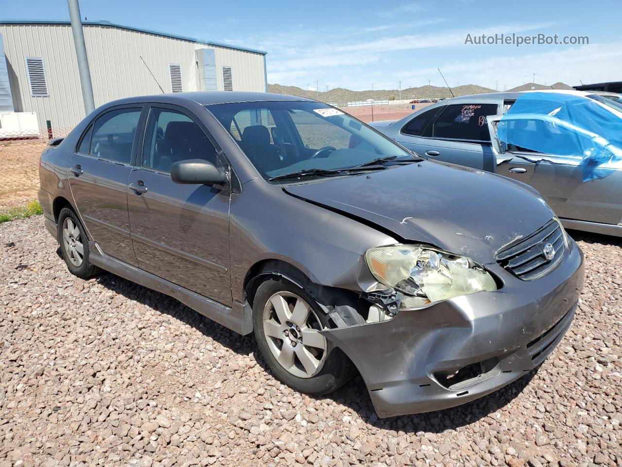 2003 Toyota Corolla Ce Charcoal vin: 1NXBR32E33Z060405