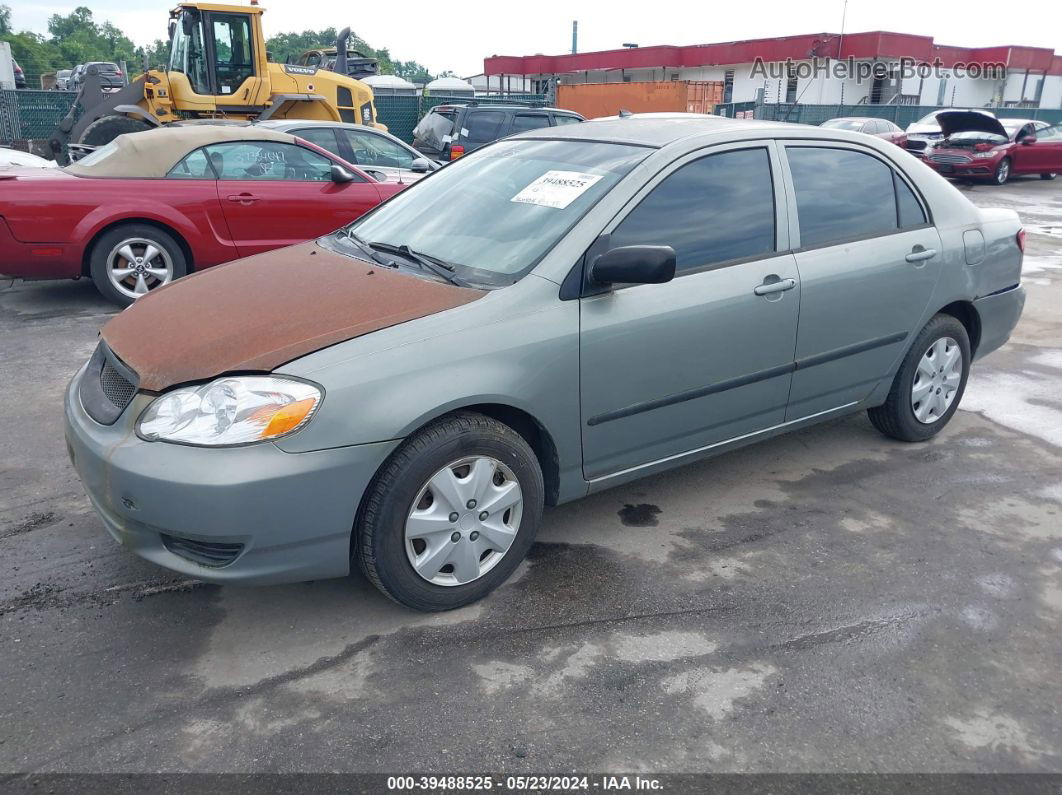 2003 Toyota Corolla Ce Gray vin: 1NXBR32E33Z070013