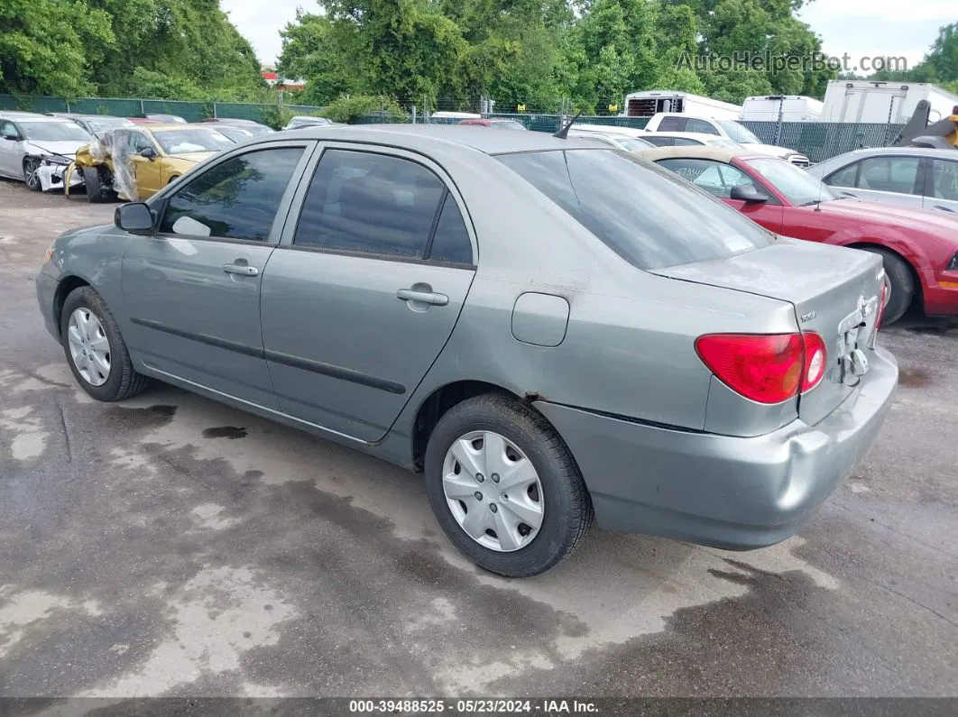 2003 Toyota Corolla Ce Gray vin: 1NXBR32E33Z070013