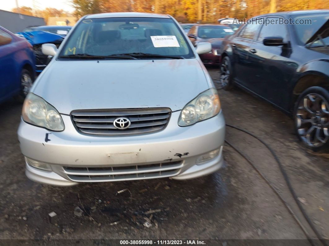 2003 Toyota Corolla S Silver vin: 1NXBR32E33Z090195