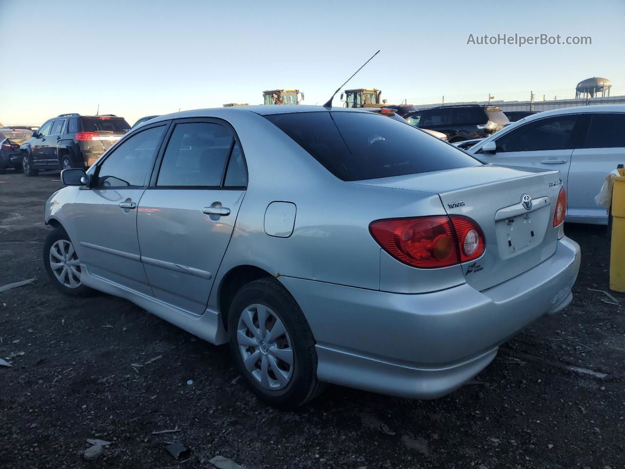 2003 Toyota Corolla Ce Silver vin: 1NXBR32E33Z094196