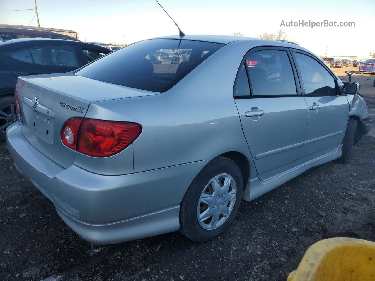 2003 Toyota Corolla Ce Silver vin: 1NXBR32E33Z094196