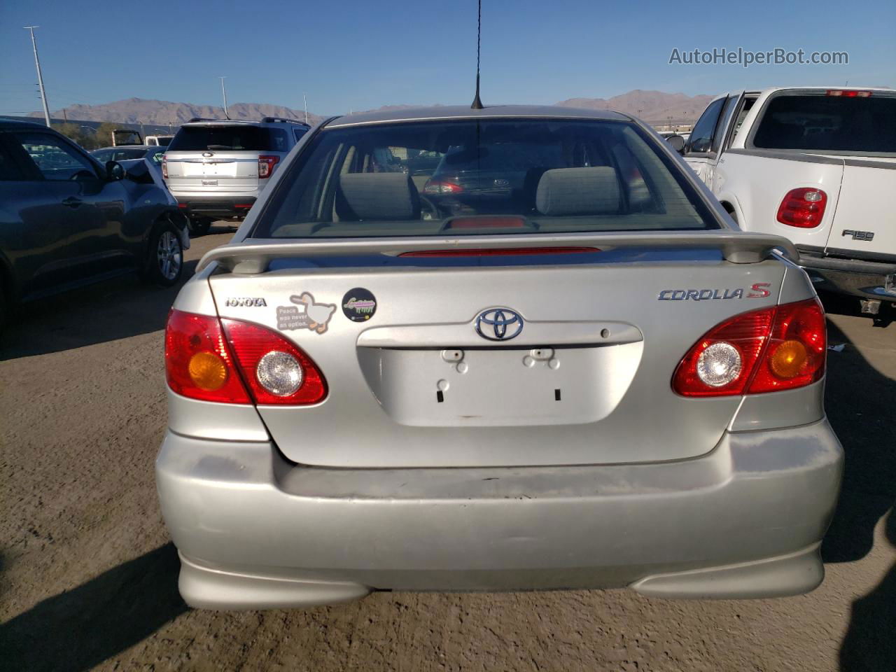 2003 Toyota Corolla Ce Silver vin: 1NXBR32E33Z120750