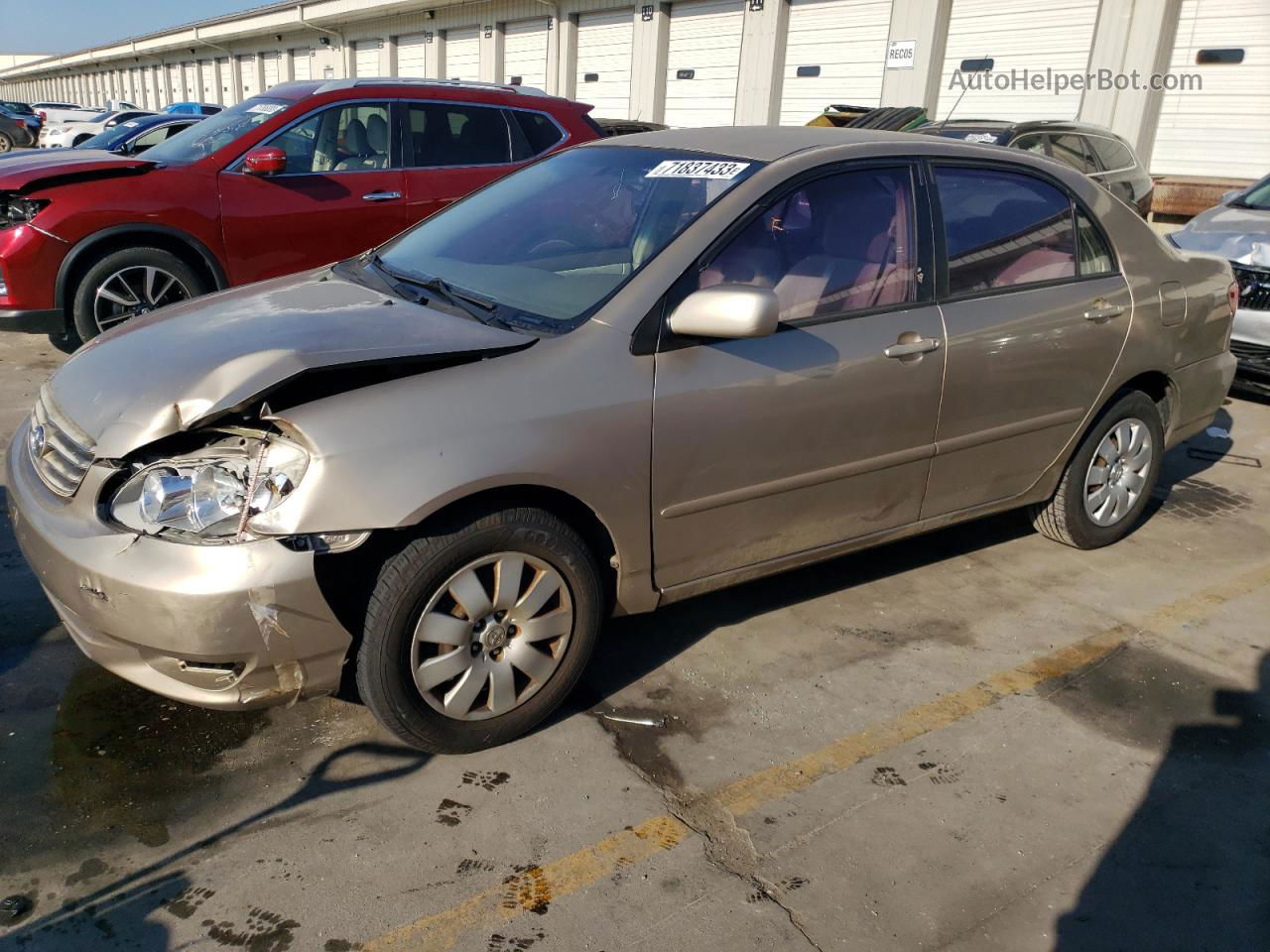 2004 Toyota Corolla Ce Gold vin: 1NXBR32E34Z192937