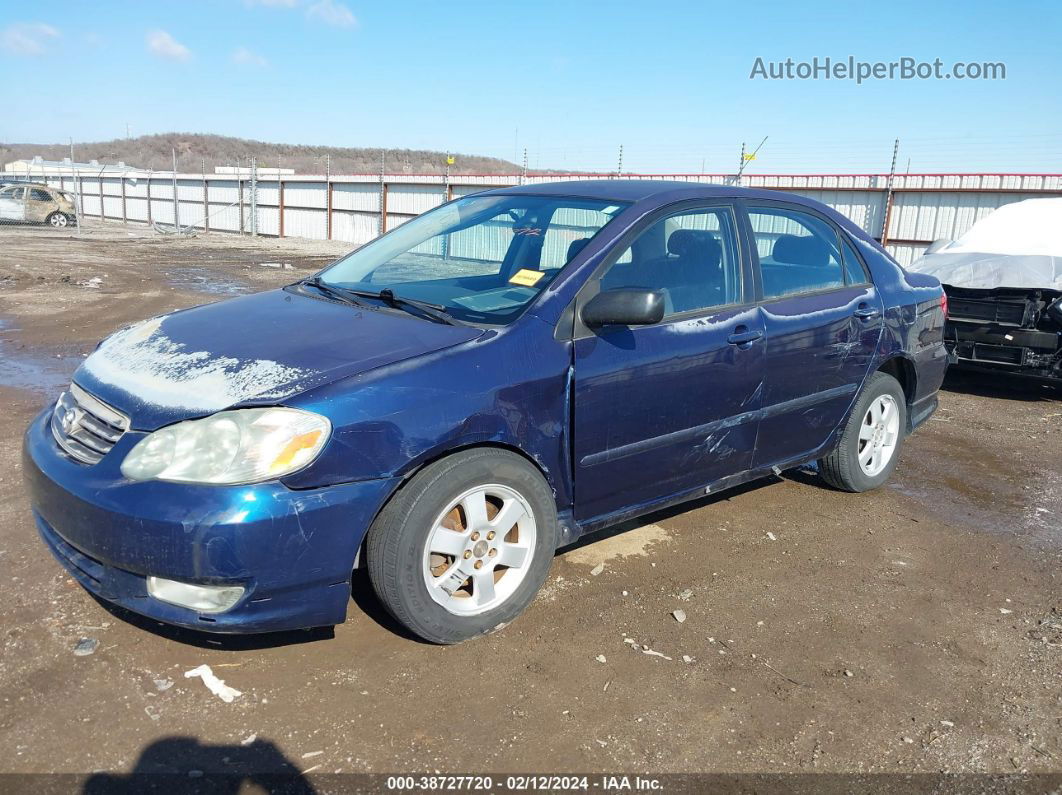 2004 Toyota Corolla S Blue vin: 1NXBR32E34Z197619