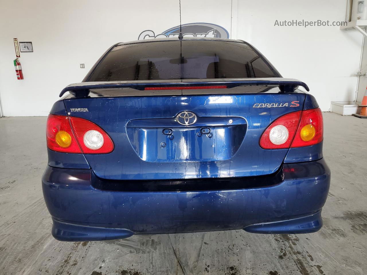 2004 Toyota Corolla Ce Blue vin: 1NXBR32E34Z246303