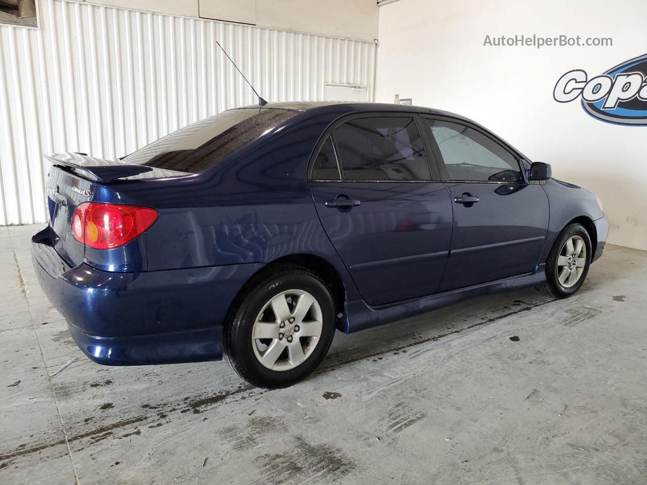 2004 Toyota Corolla Ce Blue vin: 1NXBR32E34Z246303