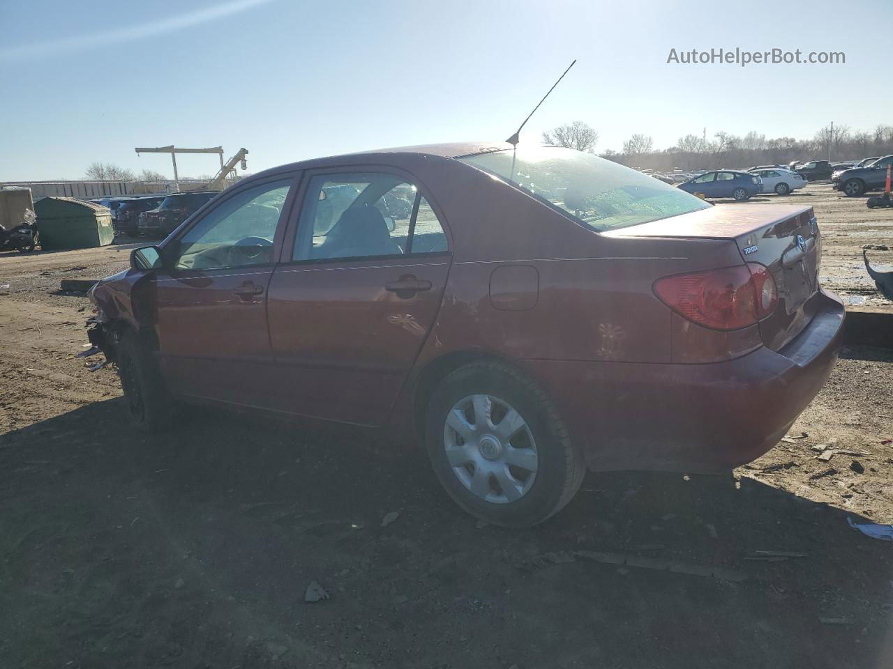 2004 Toyota Corolla Ce Red vin: 1NXBR32E34Z265935