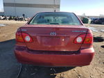 2004 Toyota Corolla Ce Red vin: 1NXBR32E34Z265935