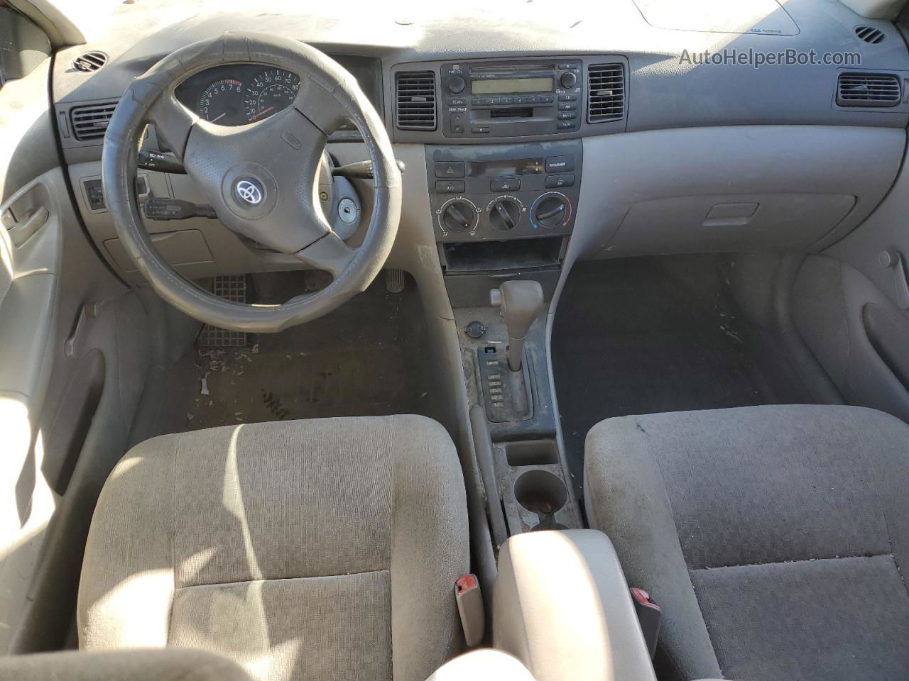 2004 Toyota Corolla Ce Red vin: 1NXBR32E34Z265935