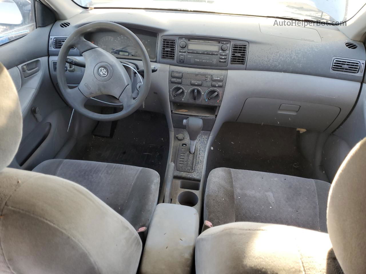 2004 Toyota Corolla Ce Silver vin: 1NXBR32E34Z276689