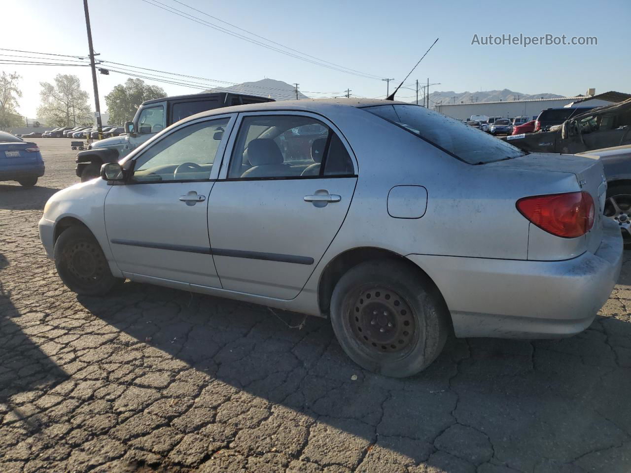 2004 Toyota Corolla Ce Silver vin: 1NXBR32E34Z276689