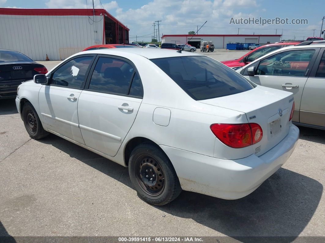 2004 Toyota Corolla Le White vin: 1NXBR32E34Z277387