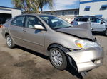 2004 Toyota Corolla Ce Beige vin: 1NXBR32E34Z279060