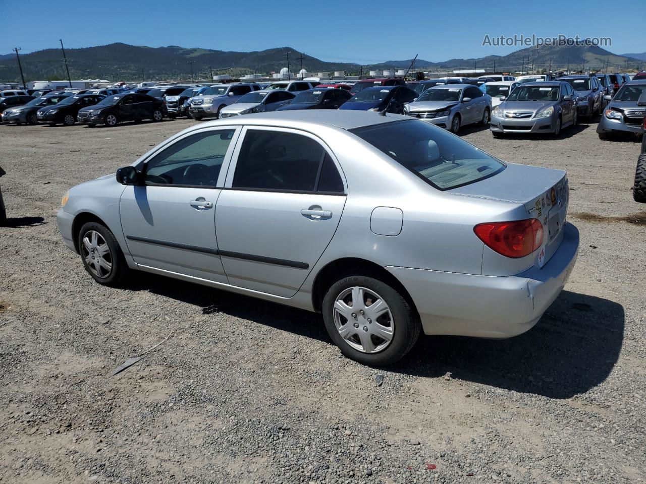 2004 Toyota Corolla Ce Silver vin: 1NXBR32E34Z303647