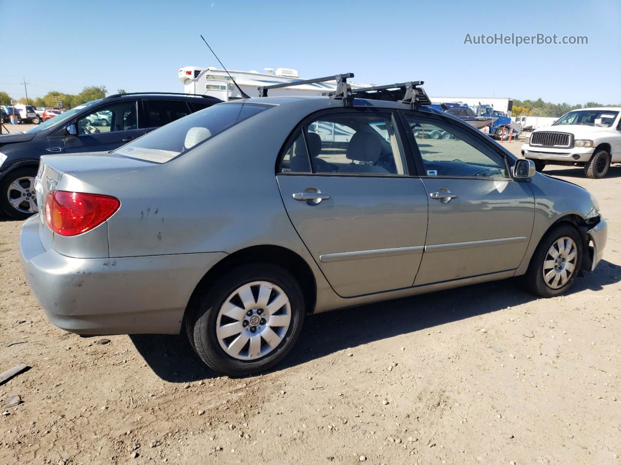 2004 Toyota Corolla Ce Gray vin: 1NXBR32E34Z307620