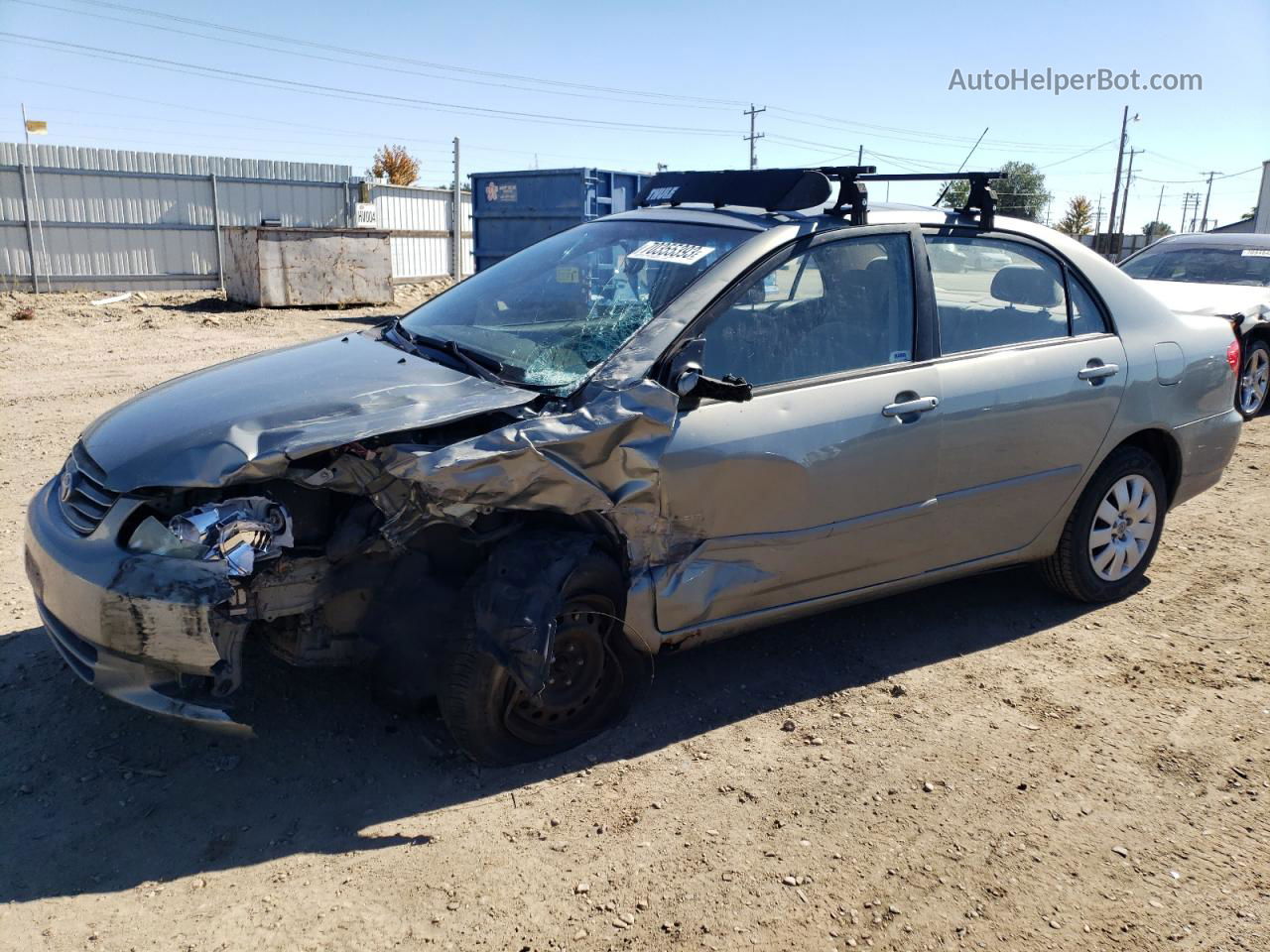 2004 Toyota Corolla Ce Серый vin: 1NXBR32E34Z307620