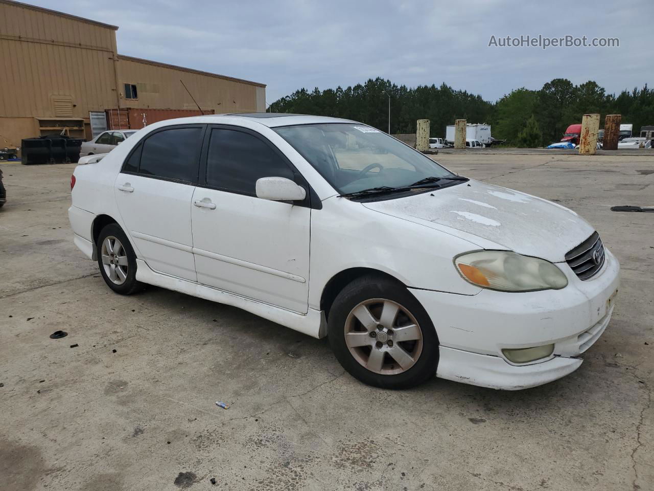 2004 Toyota Corolla Ce Белый vin: 1NXBR32E34Z309836