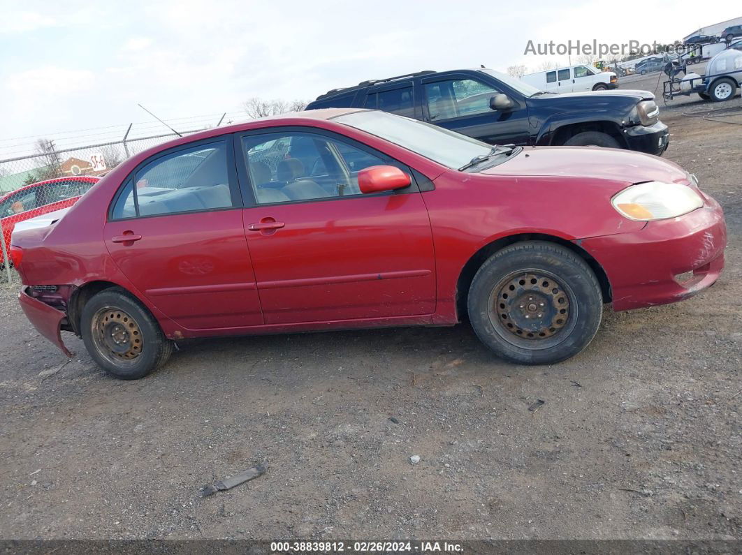 2004 Toyota Corolla Le Красный vin: 1NXBR32E34Z311232