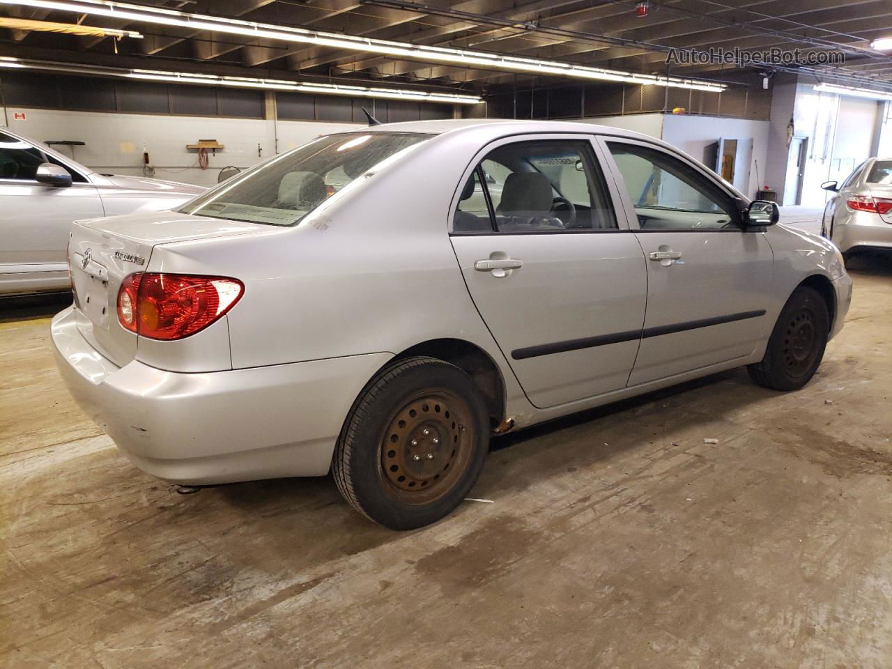 2004 Toyota Corolla Ce Silver vin: 1NXBR32E34Z313594